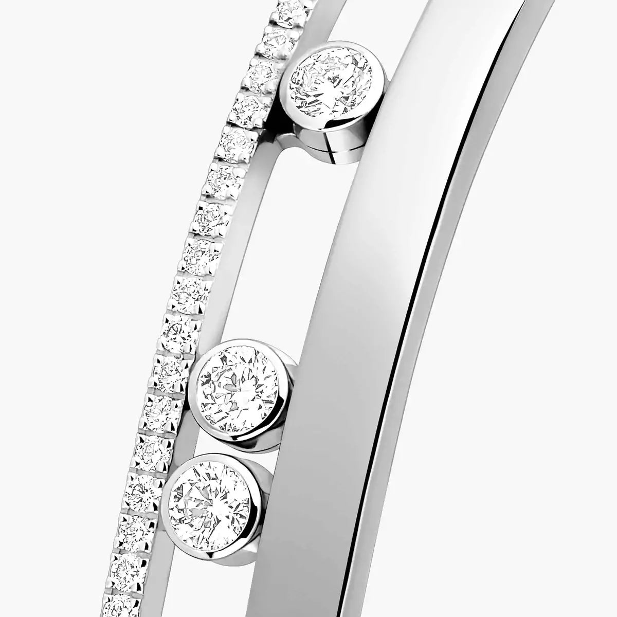 [AURORA]Move Romane Diamond Bangle Bracelet