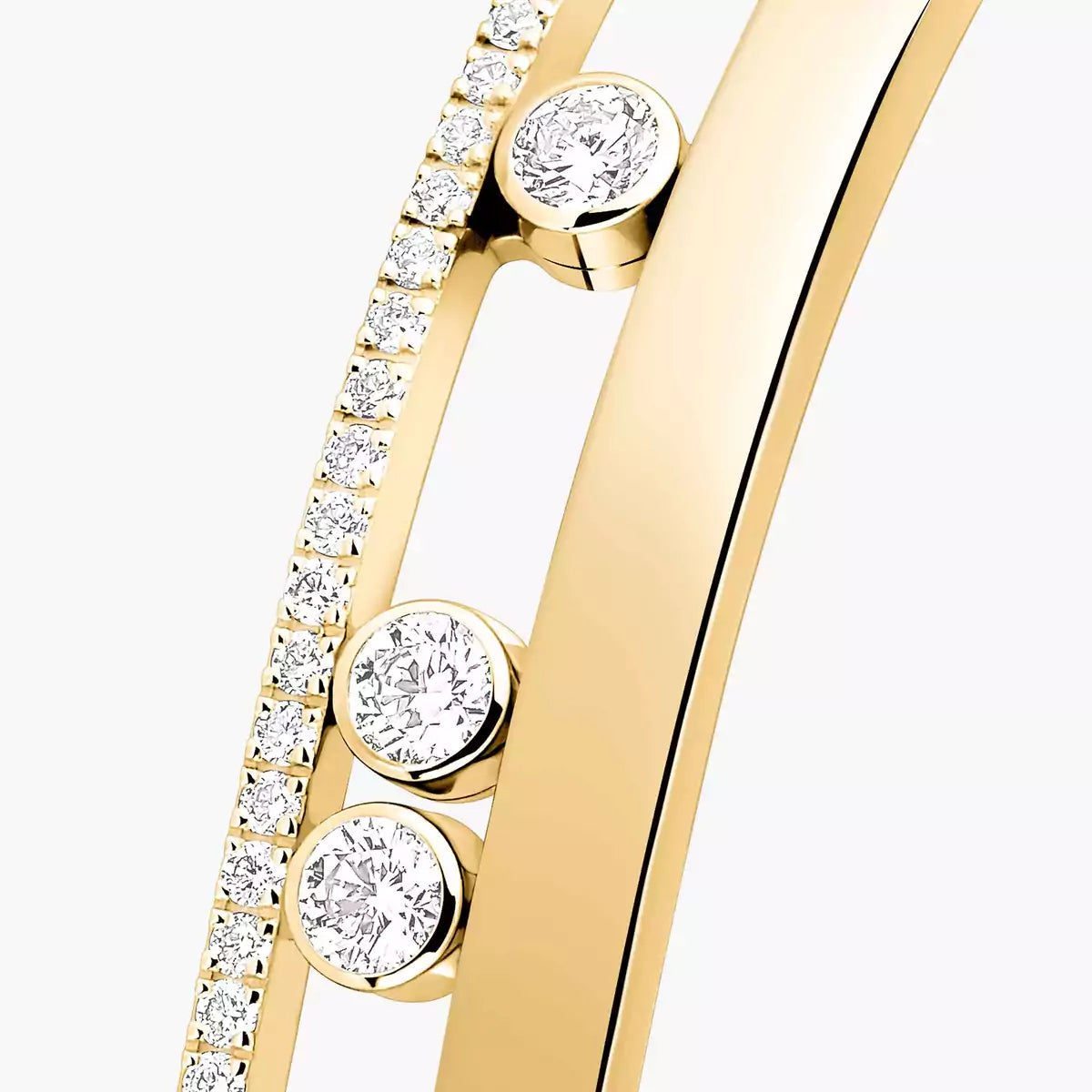[AURORA]Move Romane Diamond Bangle Bracelet
