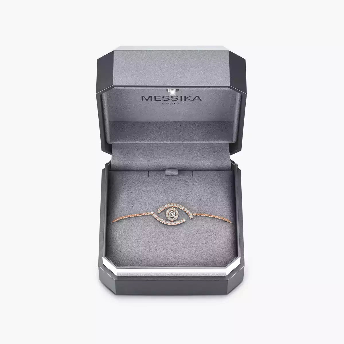 [AURORA]Lucky Eye Pave-Set Diamond Bracelet