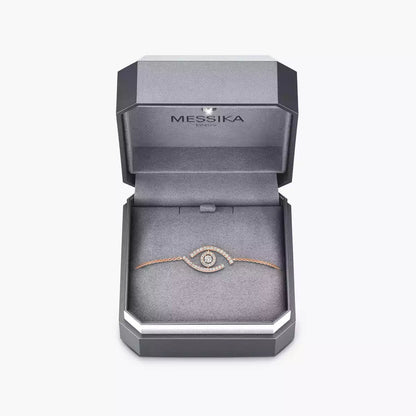 [AURORA]Lucky Eye Pave-Set Diamond Bracelet