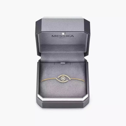[AURORA]Lucky Eye Pave-Set Diamond Bracelet