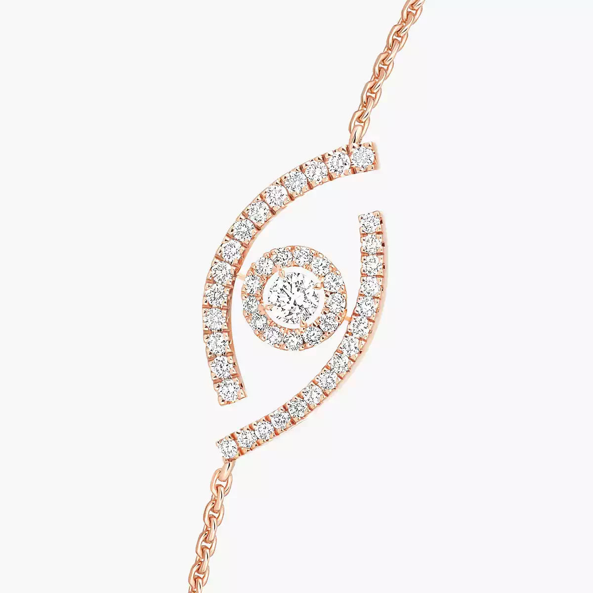 [AURORA]Lucky Eye Pave-Set Diamond Bracelet