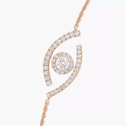 [AURORA]Lucky Eye Pave-Set Diamond Bracelet