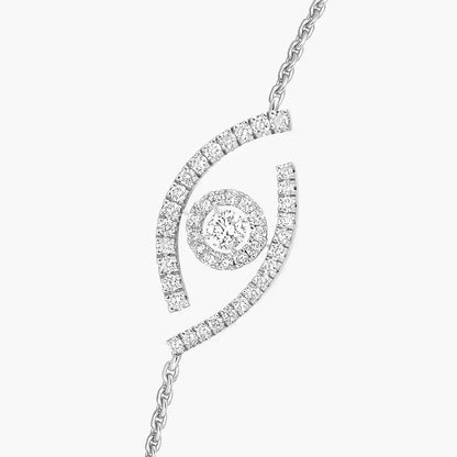 [AURORA]Lucky Eye Pave-Set Diamond Bracelet