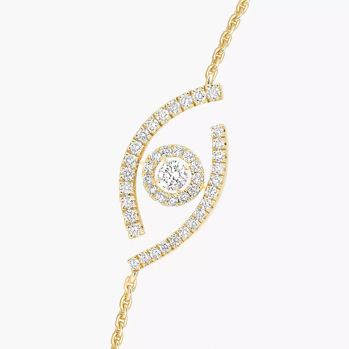 [AURORA]Lucky Eye Pave-Set Diamond Bracelet