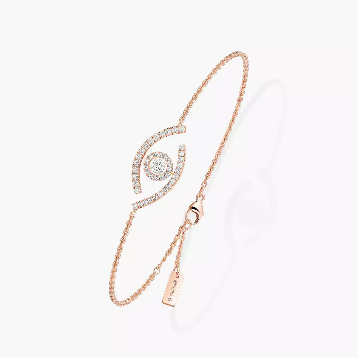 [AURORA]Lucky Eye Pave-Set Diamond Bracelet