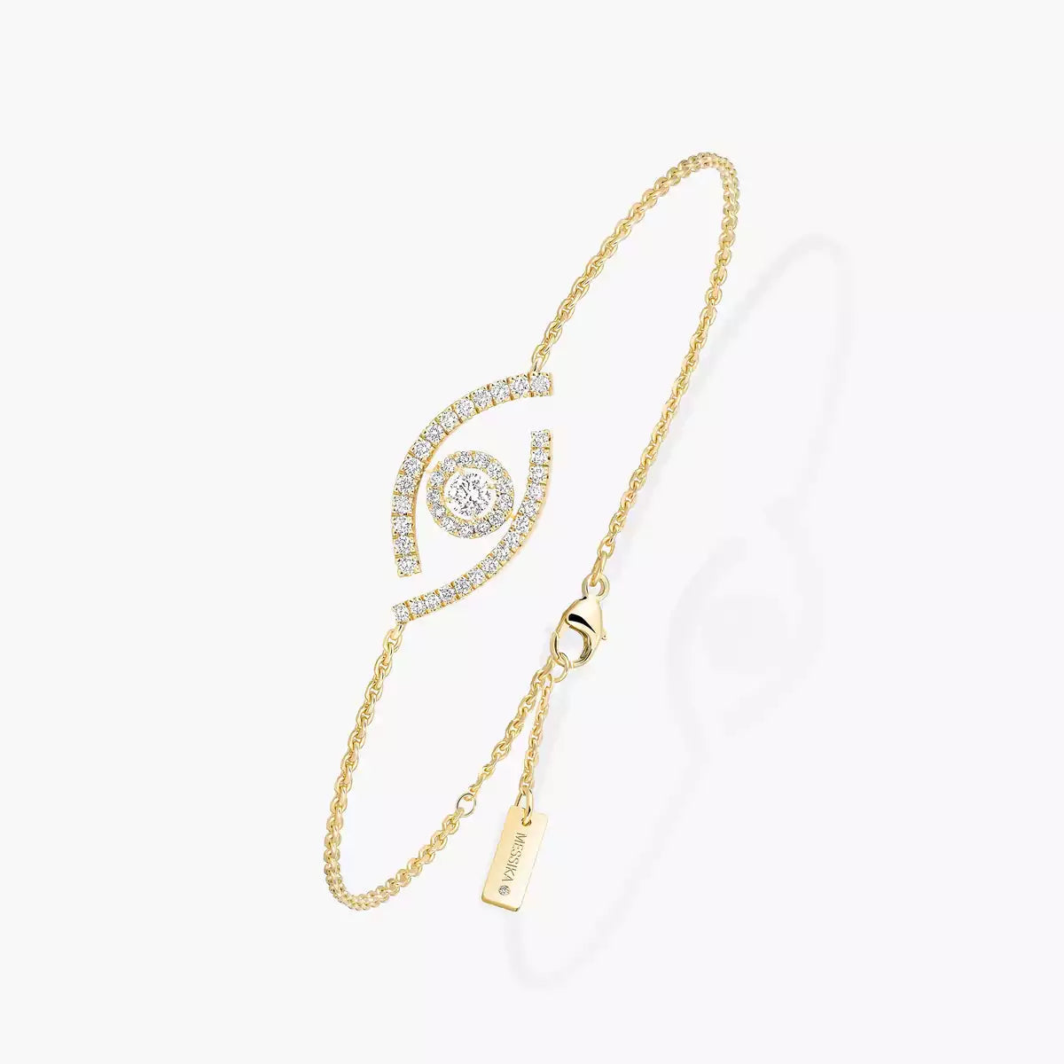 [AURORA]Lucky Eye Pave-Set Diamond Bracelet