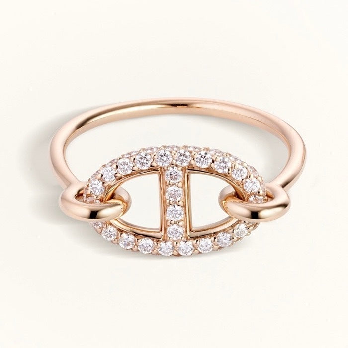 [AURORA]RONDE KLEINER DIAMANTRING