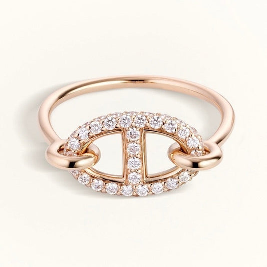 [AURORA]RONDE SMALL DIAMOND RING