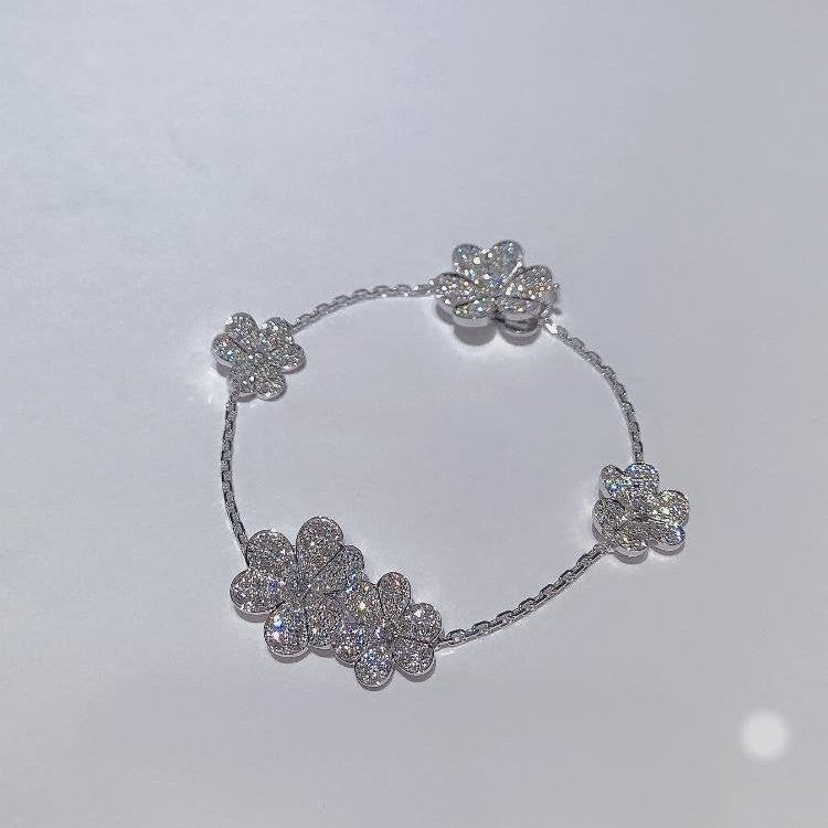 [basloveJW]FRIVOLE SILBER 5 BLUMEN ARMBAND
