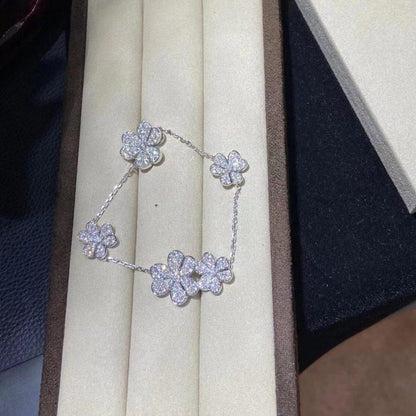 [basloveJW]FRIVOLE SILBER 5 BLUMEN ARMBAND