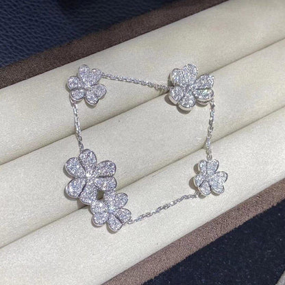 [basloveJW]FRIVOLE SILBER 5 BLUMEN ARMBAND