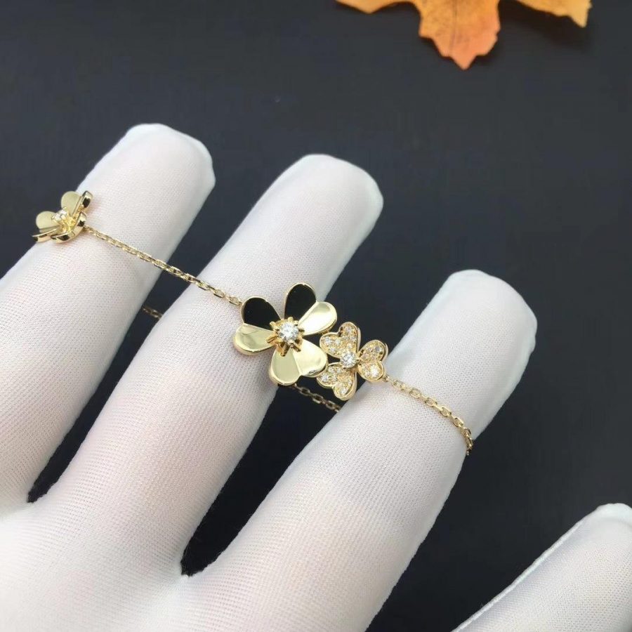 [basloveJW]FRIVOLE GOLD 5 BLUMEN ARMBAND
