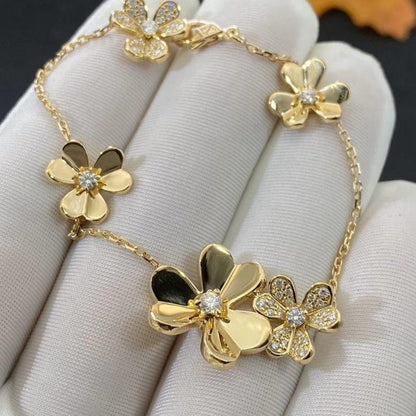 [basloveJW]FRIVOLE GOLD 5 BLUMEN ARMBAND