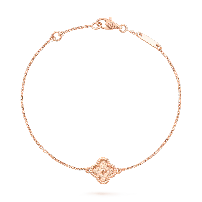 [basloveJW]KLEE-ARMBAND MIT EINZELNER BLUME