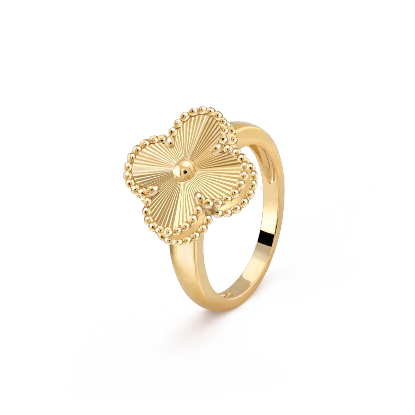 [AURORA]CLOVER GOLD RING