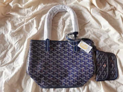 MINI HOBO BOHEME 38CM BLUE CANVAS