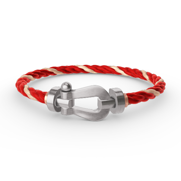 [AURORA]FORCE LARGE HORSESHOE NO DIAMOND BRACELET SILVER