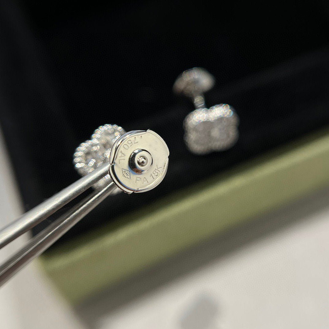 [basloveJW]CLOVER MINI DIAMANT OHRSTECKER