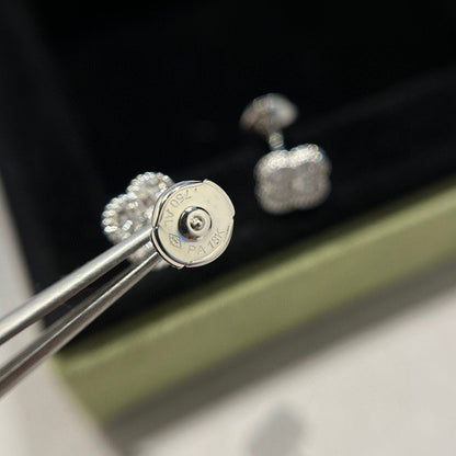 [basloveJW]CLOVER MINI DIAMANT OHRSTECKER