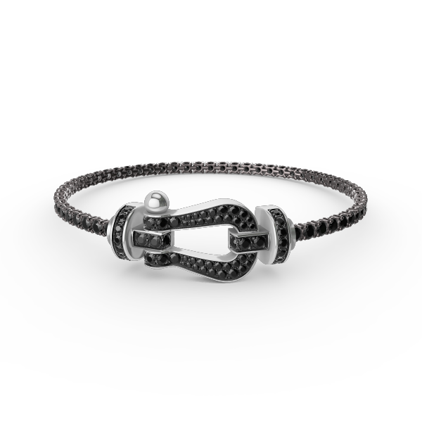 [AURORA]フォース ラージホースシュー フルダイヤモンド テニスブレスレット